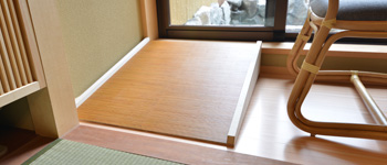 Japanese-western style room with an open-air bath
(Accessible Room Type)