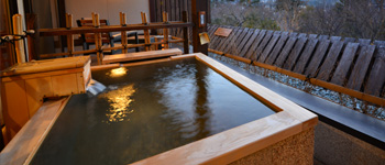 Japanese style room　with an open-air bath / Plus Anteroom type