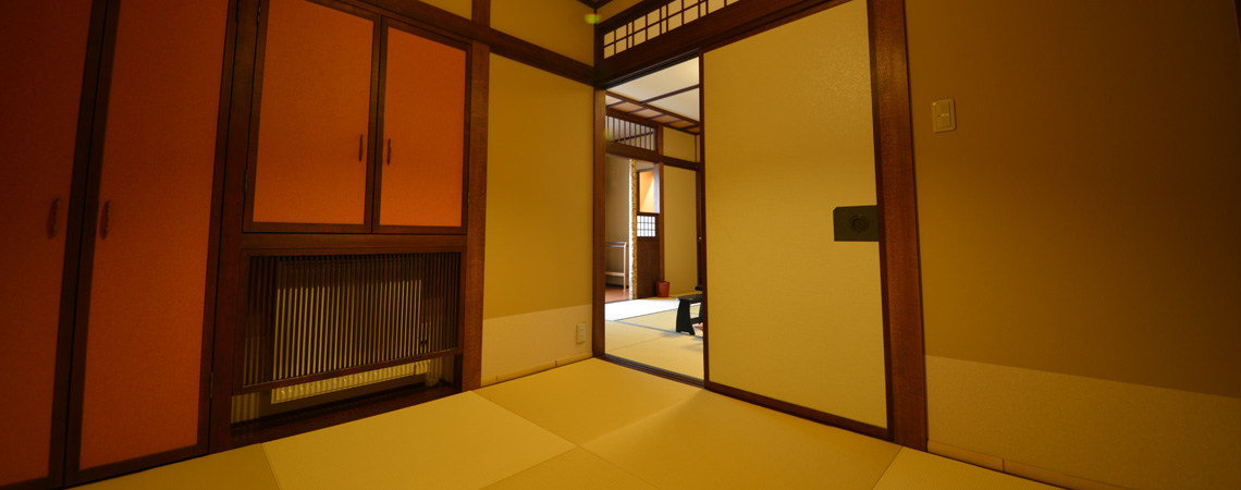 Japanese style room　with an open-air bath / Plus Anteroom type