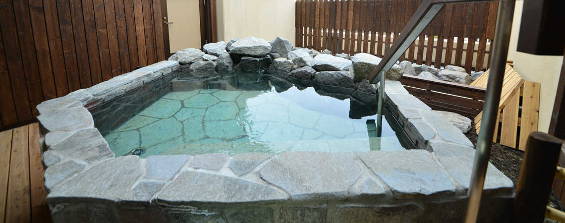 Japanese style room with an open-air bath / Maisonette Type